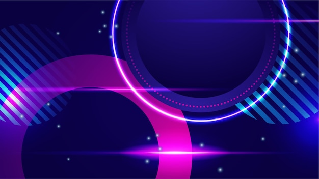 Movimiento moderno abstracto de alta velocidad Movimiento dinámico colorido sobre fondo azul Patrón deportivo de movimiento para banner o concepto de fondo de diseño de cartel