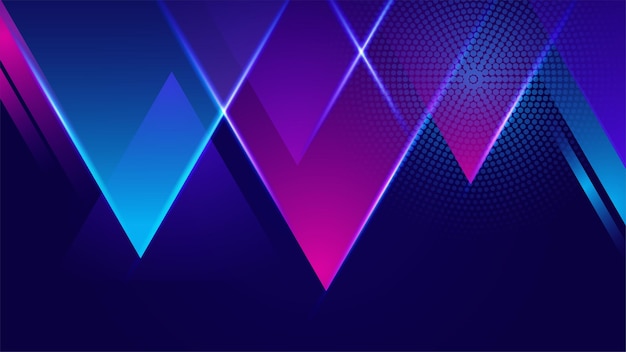 Movimiento moderno abstracto de alta velocidad Movimiento dinámico colorido sobre fondo azul Patrón deportivo de movimiento para banner o concepto de fondo de diseño de cartel
