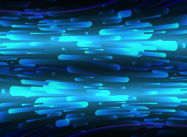Movimiento de movimiento de fondo abstracto de luz azul oscuro