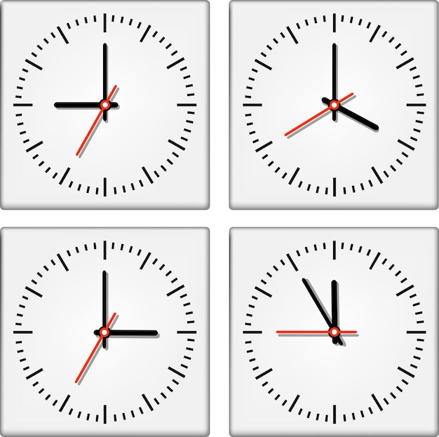 Vector movimientos y relojes