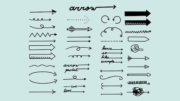 muchas flechas