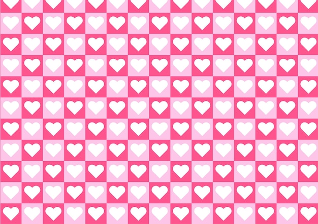Muchos corazones de color rosa dulce color pastel
