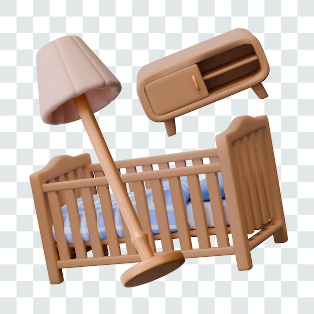 Muebles y aparatos eléctricos de iluminación para dormitorios acogedores para niños