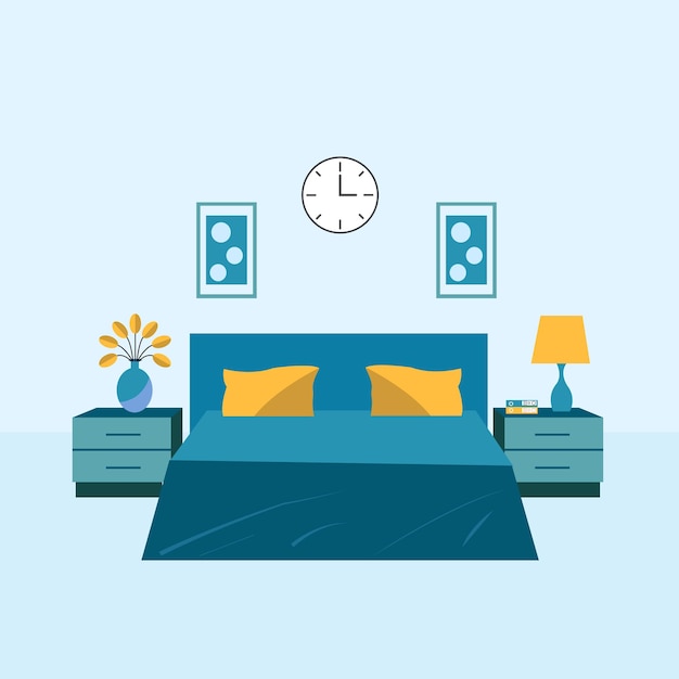 Muebles de sala de estar sobre fondo blanco ilustración vectorial Diseño gráfico