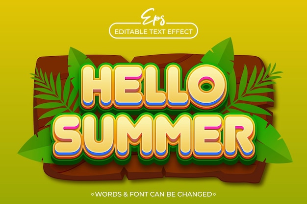 se muestra un cartel con la palabra hola verano