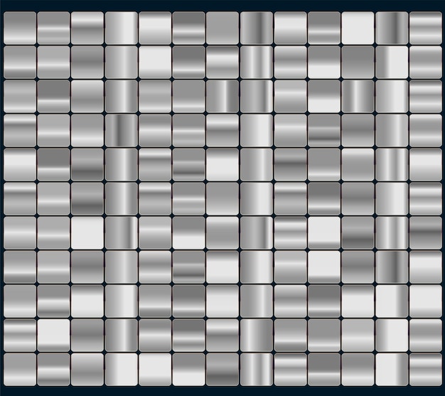 La muestra de color gris de degradados de colección para un diseño de fondo creativo