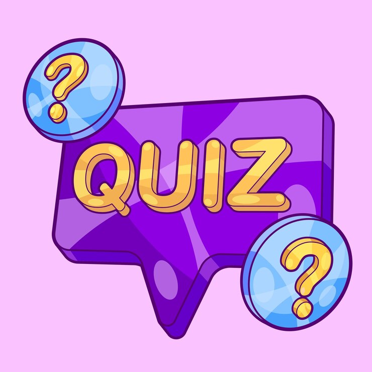 Vector muestra del concurso con la ilustración del vector del signo de interrogación