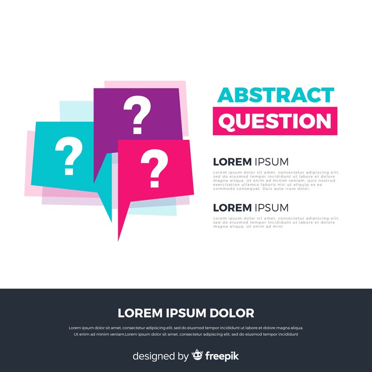 Vector muestra fondo pregunta abstracta