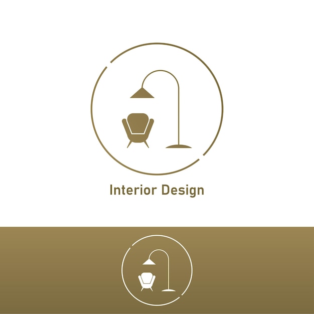 Muestra de logotipo de diseño interior