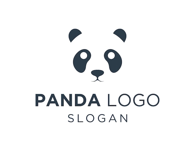 Se muestra un logotipo de panda sobre un fondo blanco.