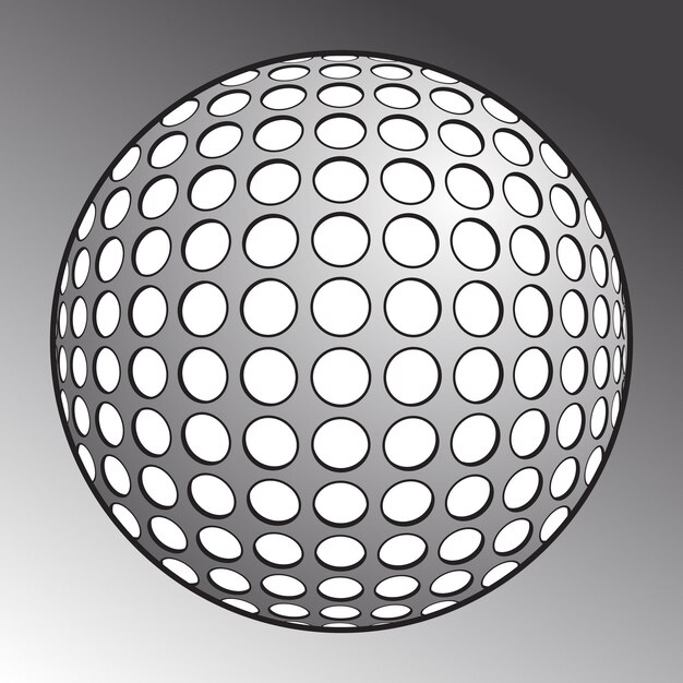 Se muestra una pelota con muchos círculos.
