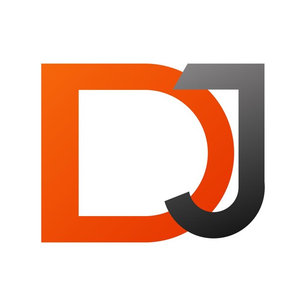 Muestra de plantilla de logotipo de DJ