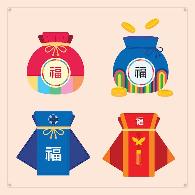 Se muestran cuatro productos chinos diferentes con la escritura china en ellos.