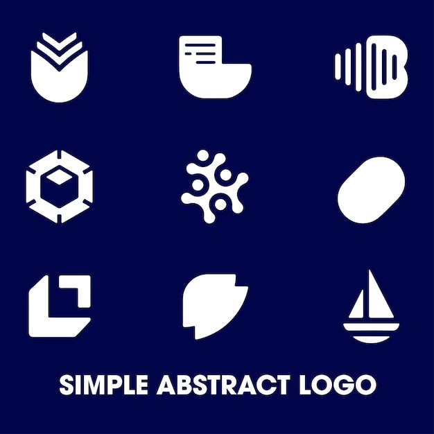 Muestras gratuitas para logotipo abstracto