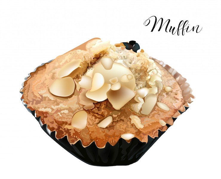 Vector muffin casero
