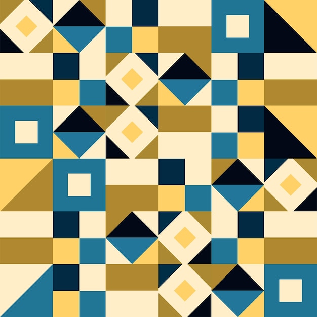 Muiltishapes de textura abstracta geométrica diseñada mezclada de estilo colorido con patrón geométrico