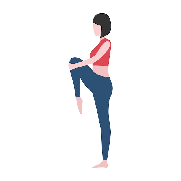 Mujer activa en el diseño de pisos de fitness