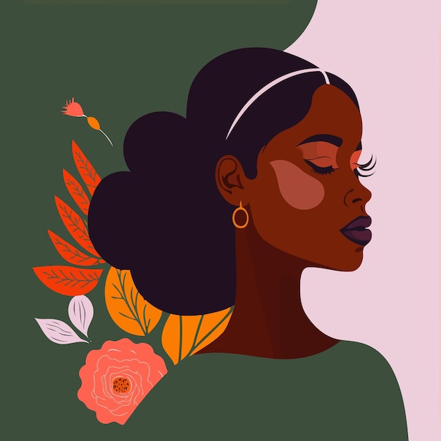 Mujer adulta que ilustra el día internacional de la mujer con un personaje ficticio.