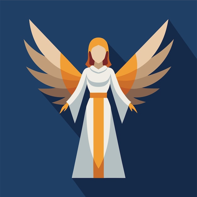 una mujer con alas que dice ángel