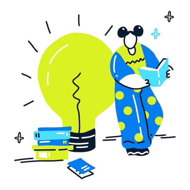 mujer buscando nuevas ideas en un libro