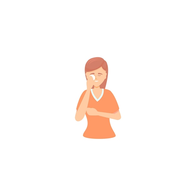 mujer con camisa naranja haciendo entretenimiento divertido