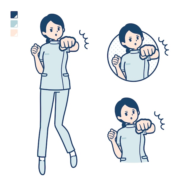 Mujer enfermera simplePunch