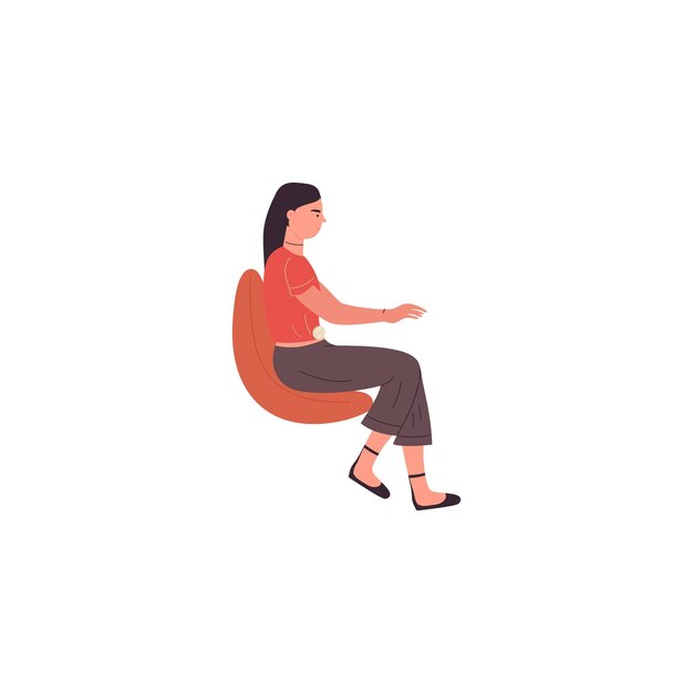 una mujer está sentada en una silla con una foto de una mujer en ella