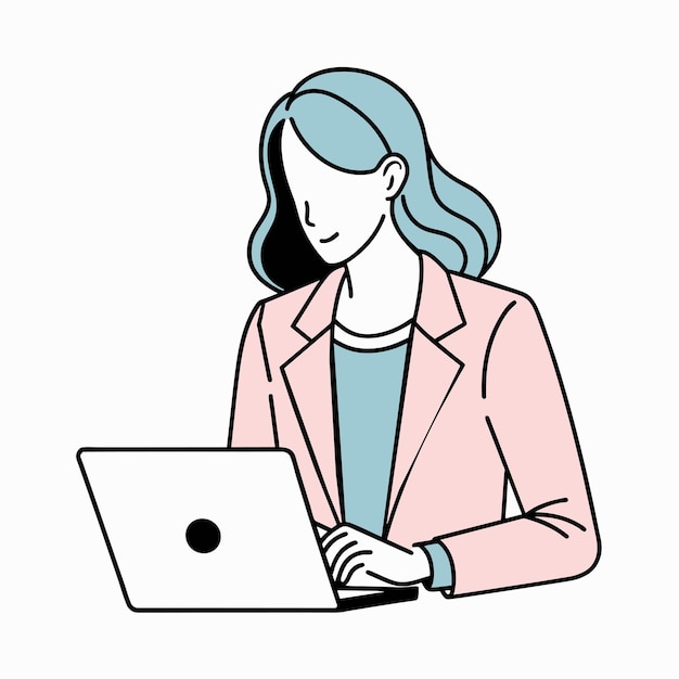 una mujer está trabajando en una computadora portátil con una mujer en su regazo