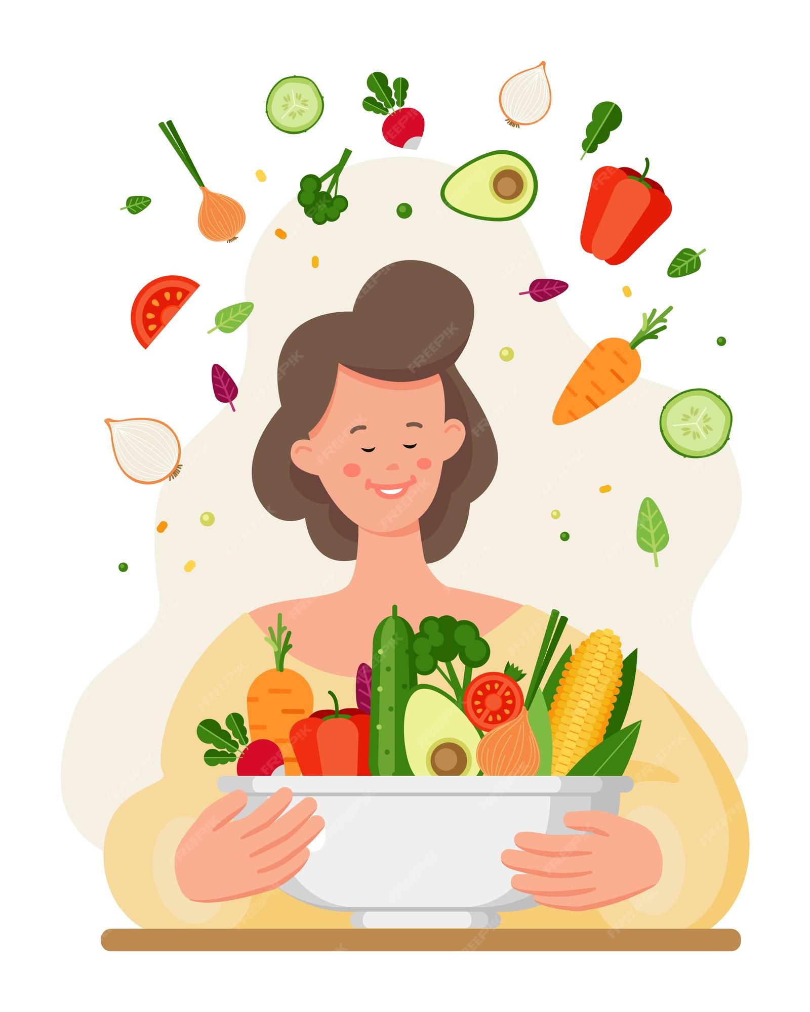 Vectores e ilustraciones de Mujer comida saludable para descargar gratis | Freepik Vectores e ilustraciones de Mujer comida saludable para descargar gratis | Freepik