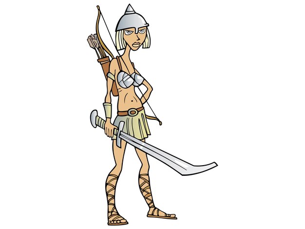 La mujer guerrera amazónica