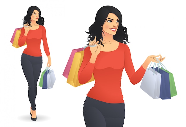Mujer haciendo compras