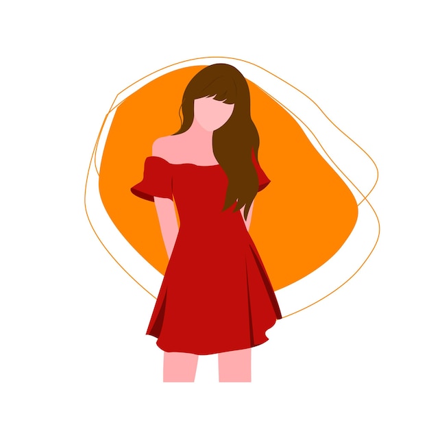 Una mujer hermosa y madura.