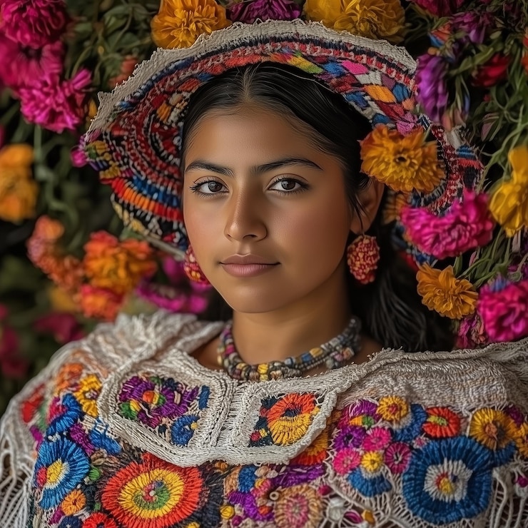 Vector mujer hispana