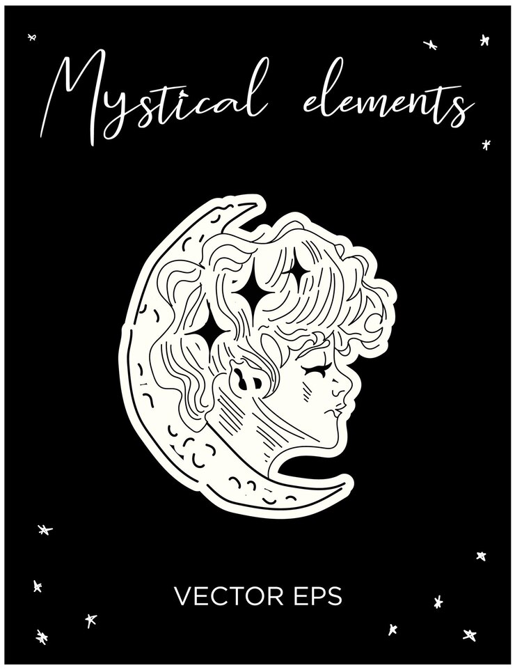 La mujer mística de la luna