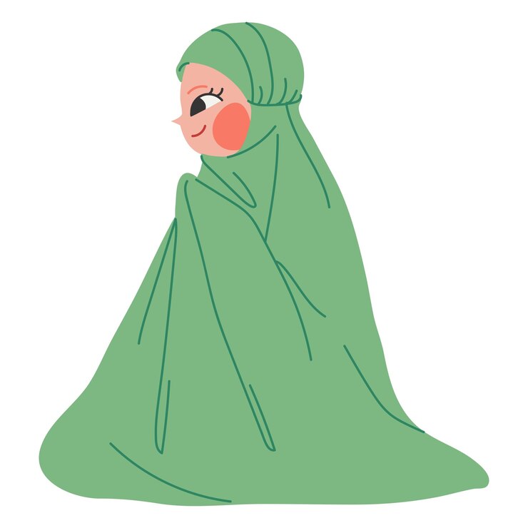 Mujer musulmana Caracter Hijab