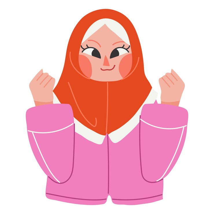 Mujer musulmana Caracter Hijab