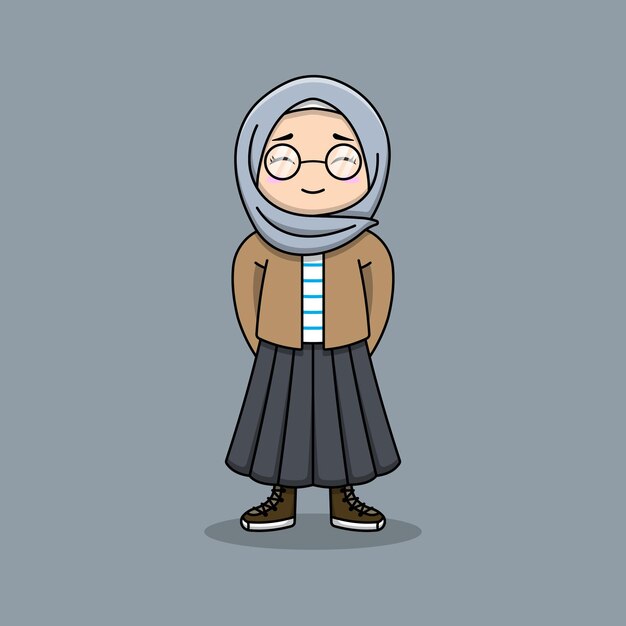 Mujer musulmana con su hijab