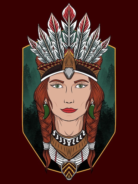 mujer nativa americana