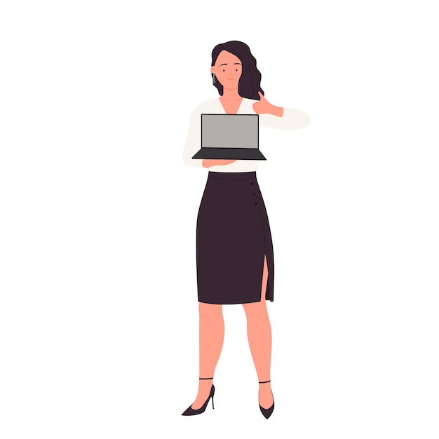 mujer de negocios, actuación, pulgar arriba