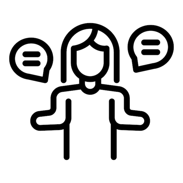 Mujer de negocios eligiendo entre múltiples opciones tomando decisiones