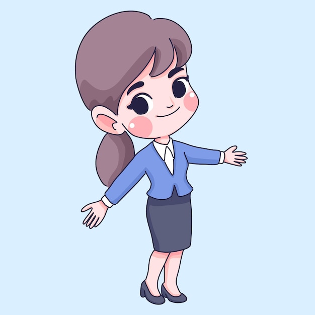 Vector mujer de negocios ilustracion