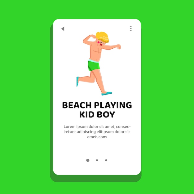 mujer playa jugando niño niño vector manojo regalo rosa planta decoración tienda mujer playa jugando niño niño web plano dibujos animados ilustración