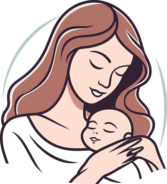 una mujer sosteniendo a un bebé con un bebé en sus brazos