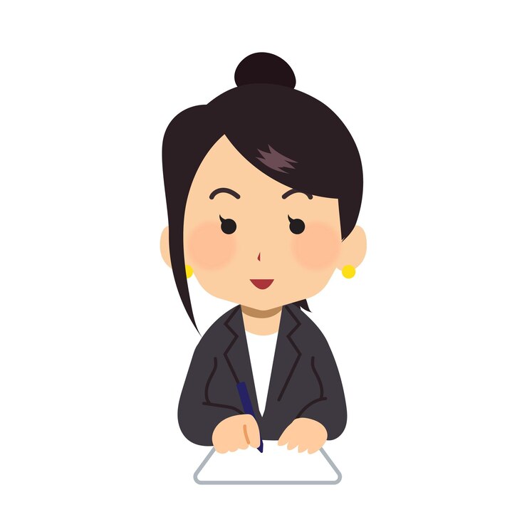 mujer trabajadora de negocios con papeleo