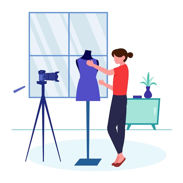 Mujer YouTuber