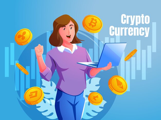 mujeres exitosas que se benefician de la inversión en el comercio de criptomonedas