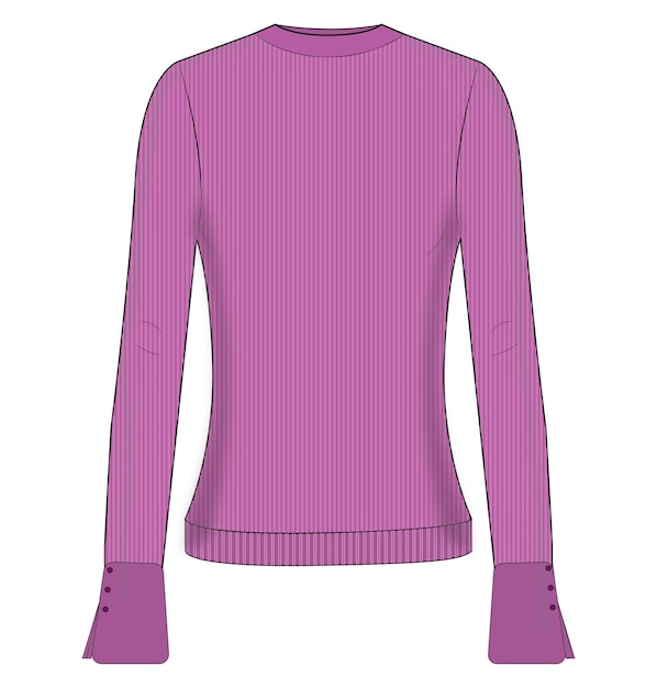 mujeres con jumper de cuello simulado