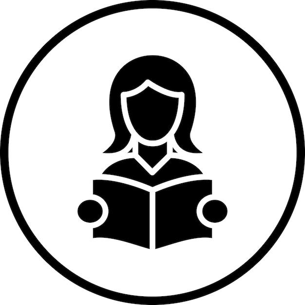 Mujeres leyendo libros Estilo de icono