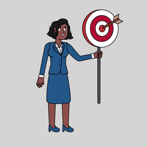 Mujeres negras ejecutivas con el icono de Target