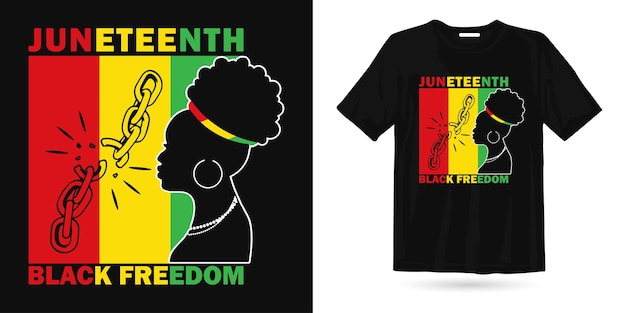 Mujeres negras Juneteenth 1865 día de la libertad camiseta Juneteenth día de la libertad